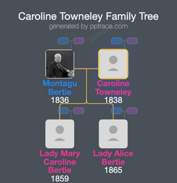 Caroline Towneley family tree overview