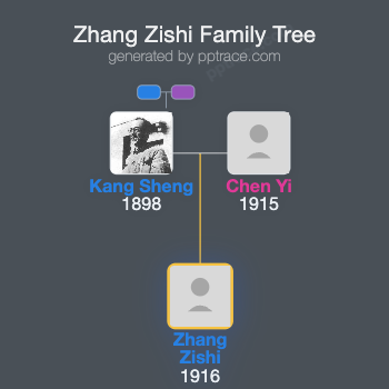 Zhang Zishi family tree overview
