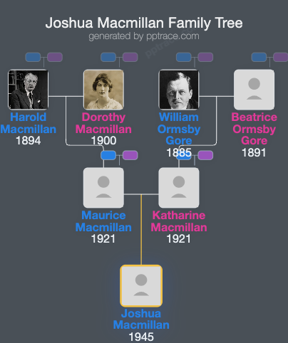 Joshua Macmillan family tree overview