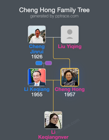 Cheng Hong family tree overview