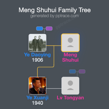 Meng Shuhui family tree overview