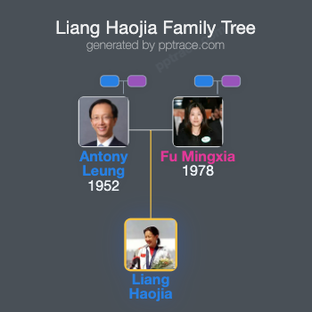 Liang Haojia family tree overview