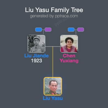 Liu Yasu family tree overview
