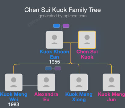 Chen Sui Kuok family tree overview
