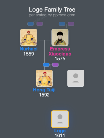 Loge family tree overview