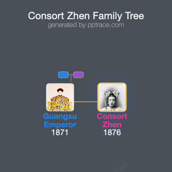 Consort Zhen family tree overview