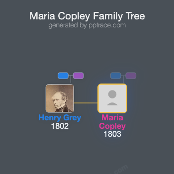 Maria Copley family tree overview