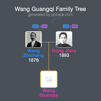 Wang Guangqi family tree overview