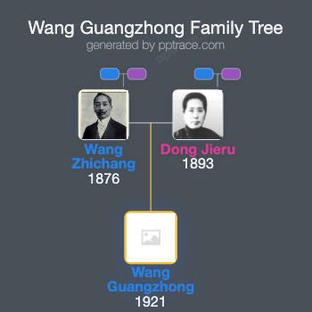Wang Guangzhong family tree overview