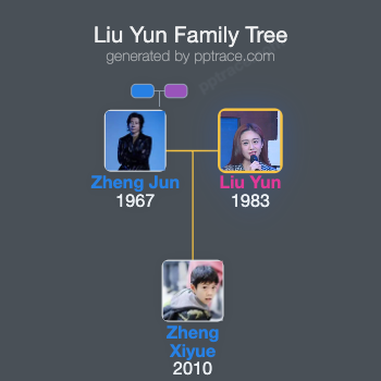 Liu Yun family tree overview
