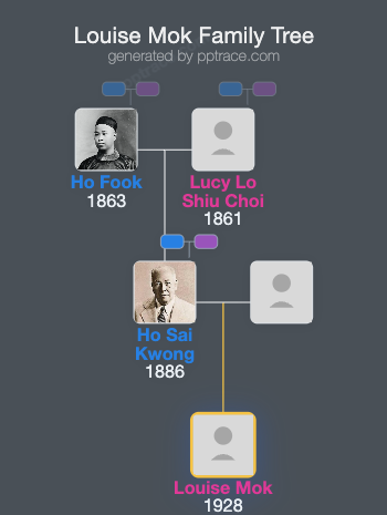 Louise Mok family tree overview