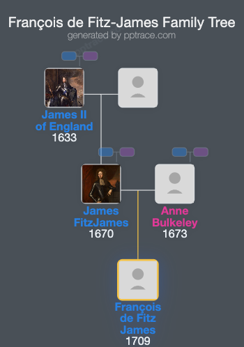 François De Fitz-James family tree overview