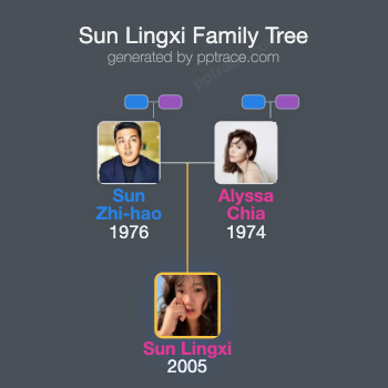 Sun Lingxi family tree overview