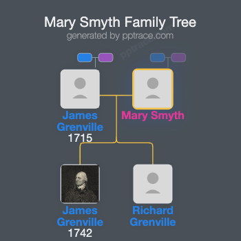 Mary Smyth family tree overview