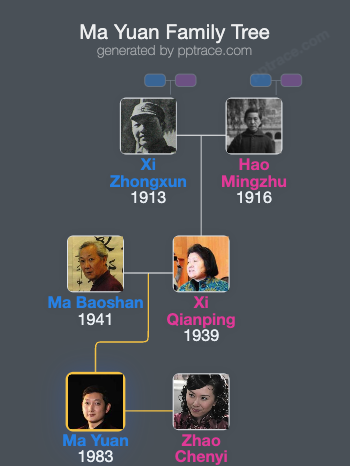 Ma Yuan family tree overview
