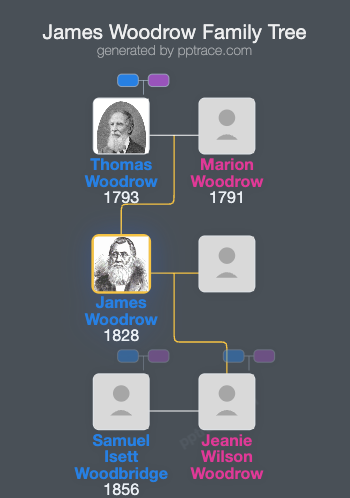 James Woodrow family tree overview