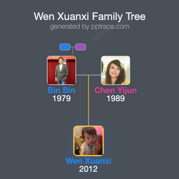 Wen Xuanxi family tree overview