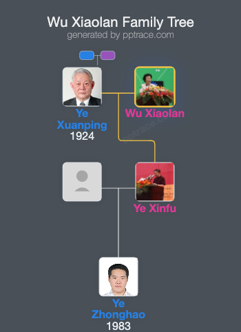 Wu Xiaolan family tree overview