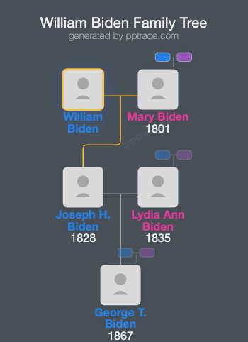 William Biden family tree overview