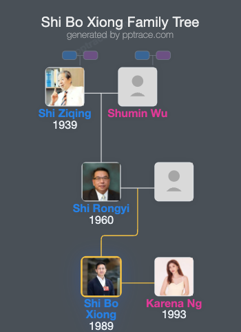 Shi Bo Xiong family tree overview