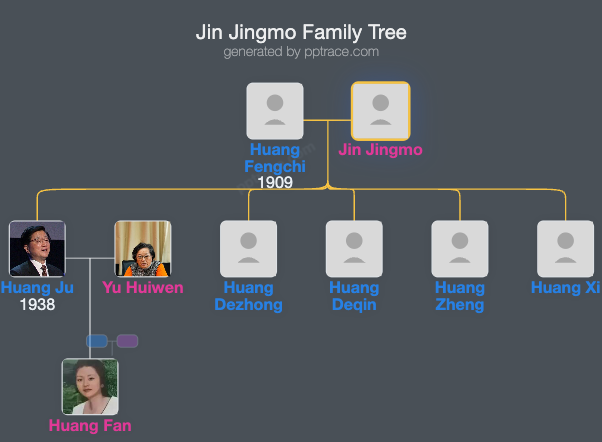 Jin Jingmo family tree overview