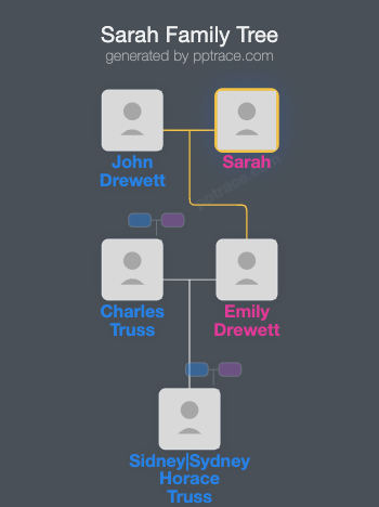Sarah family tree overview