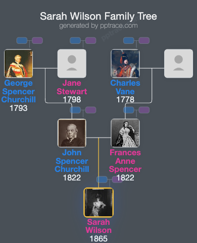 Sarah Wilson family tree overview