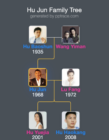 Hu Jun family tree overview