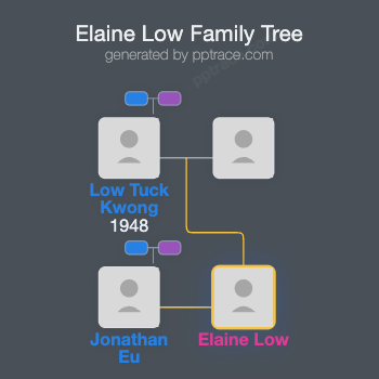 Elaine Low family tree overview