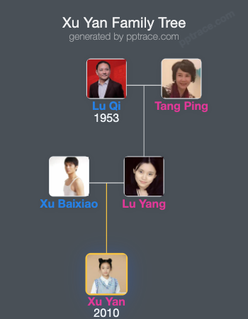 Xu Yan family tree overview