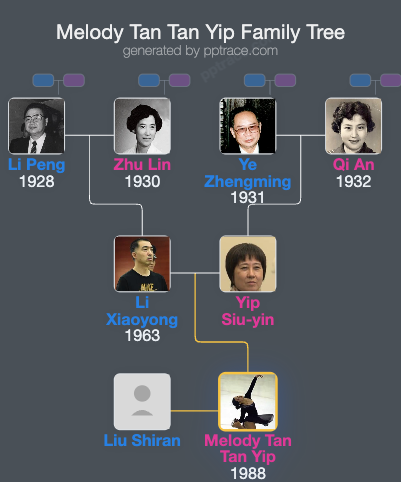 Melody Tan Tan Yip family tree overview