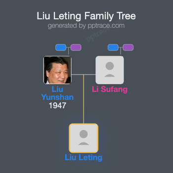 Liu Leting family tree overview