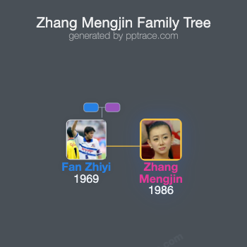 Zhang Mengjin family tree overview