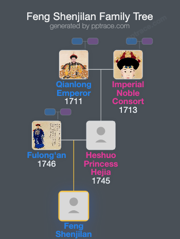 Feng Shenjilan family tree overview