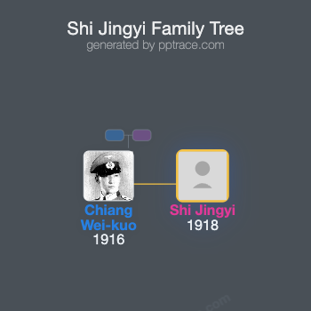 Shi Jingyi family tree overview