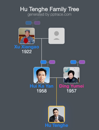Hu Tenghe family tree overview