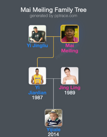 Mai Meiling family tree overview