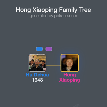 Hong Xiaoping family tree overview