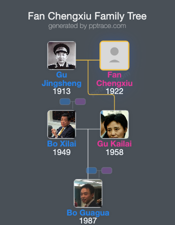 Fan Chengxiu family tree overview