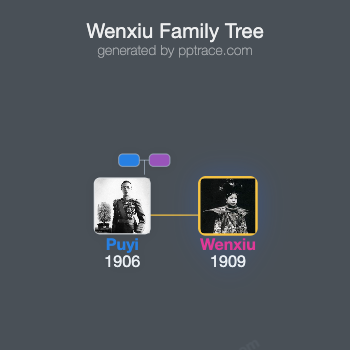 Wenxiu family tree overview