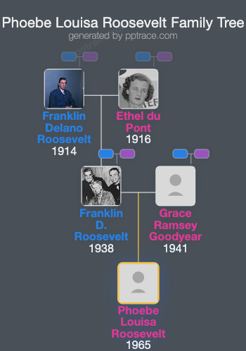 Phoebe Louisa Roosevelt family tree overview