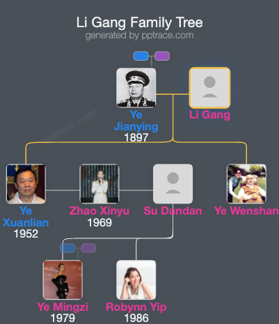 Li Gang family tree overview