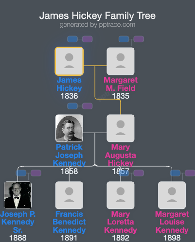 James Hickey family tree overview