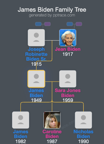 James Biden family tree overview