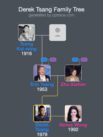 Derek Tsang family tree overview