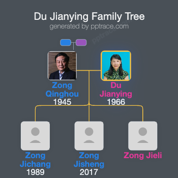 Du Jianying family tree overview