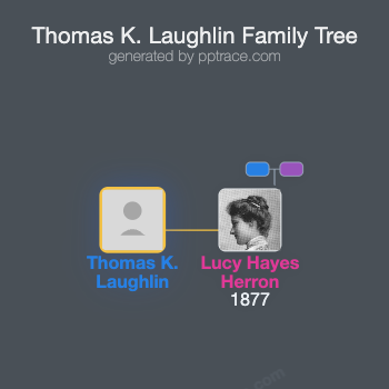 Thomas K. Laughlin family tree overview