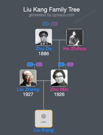 Liu Kang family tree overview