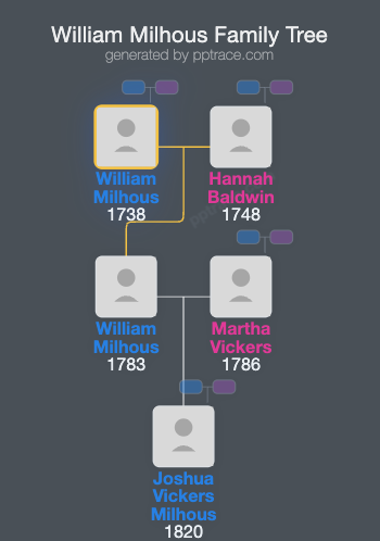William Milhous family tree overview