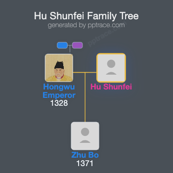 Hu Shunfei family tree overview